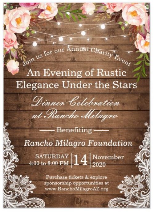2020 Rancho Milagro Charity Event